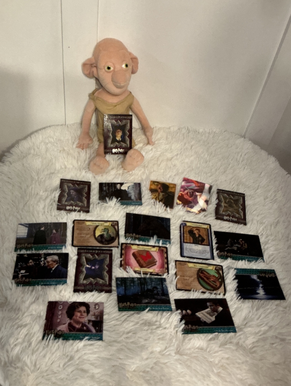 Dobby the house elf and Harry Potter trading cards